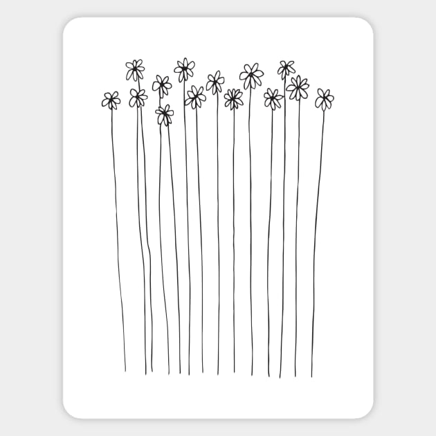 tall flowers Sticker by nfrenette